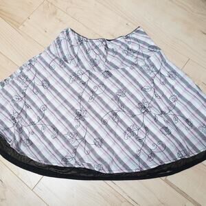 Joe Benbasset Plaid Mesh Skirt Y2K Large